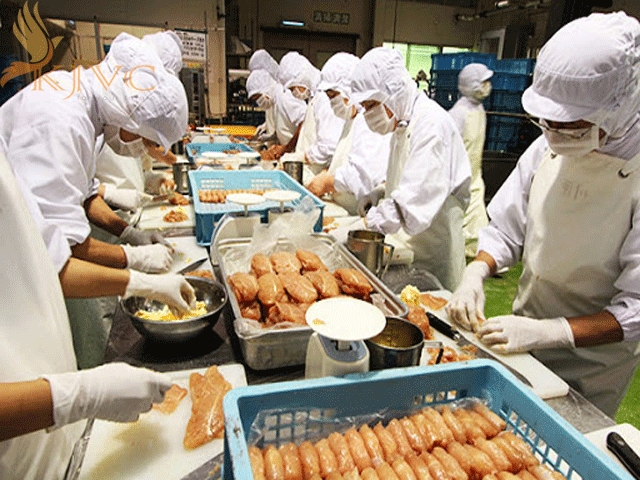 thực tập sinh ngành thực phẩm tại Nhật Bản
